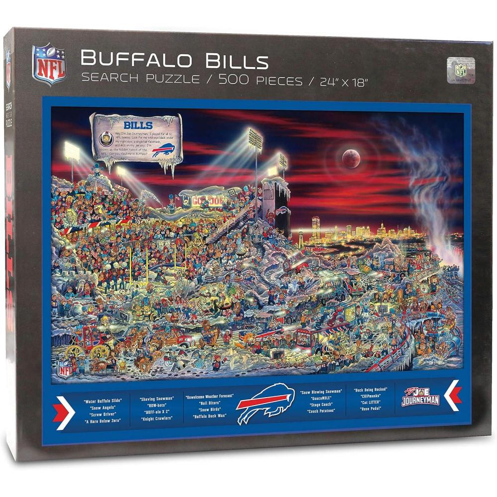 imageYouTheFan NFL Joe Journeyman 18 x 24 500Piece Team PuzzleBuffalo Bills