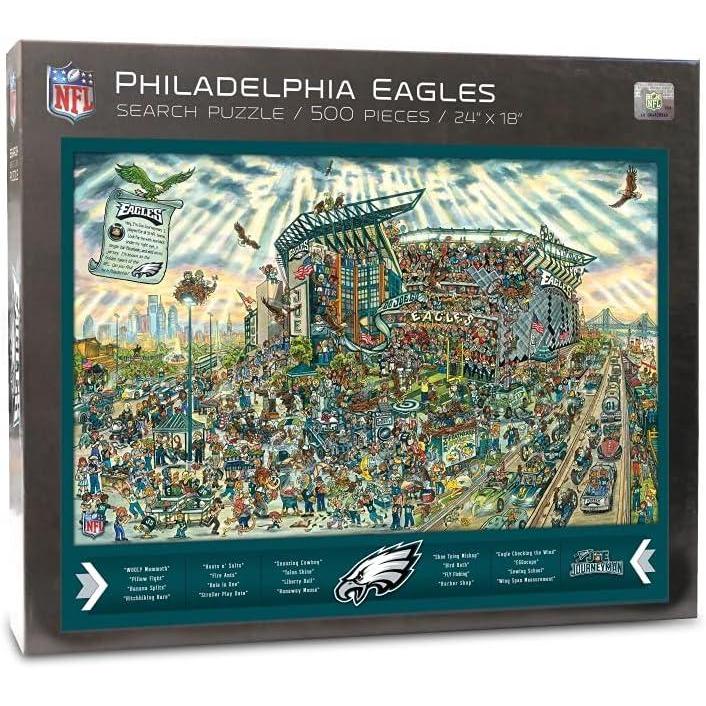 imageYouTheFan NFL Joe Journeyman 18 x 24 500Piece Team PuzzlePhiladelphia Eagles