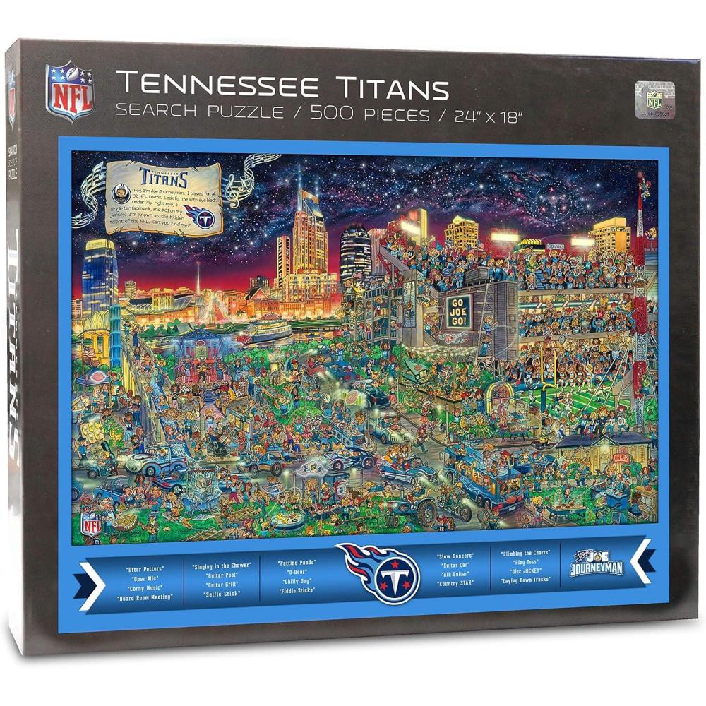 imageYouTheFan NFL Joe Journeyman 18 x 24 500Piece Team PuzzleTennessee Titans