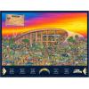 YouTheFan NFL Joe Journeyman 18” x 24” 500-Piece Team Puzzle(Los Angeles Chargers)