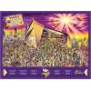 YouTheFan NFL Joe Journeyman 18” x 24” 500-Piece Team Puzzle(Minnesota Vikings)