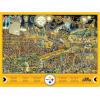 YouTheFan NFL Joe Journeyman 18” x 24” 500-Piece Team Puzzle(Pittsburgh Steelers)