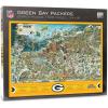 YouTheFan NFL Joe Journeyman 18” x 24” 500-Piece Team Puzzle(Green Bay Packers)