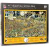 YouTheFan NFL Joe Journeyman 18” x 24” 500-Piece Team Puzzle(Pittsburgh Steelers)