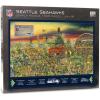 YouTheFan NFL Joe Journeyman 18” x 24” 500-Piece Team Puzzle(Seattle Seahawks)