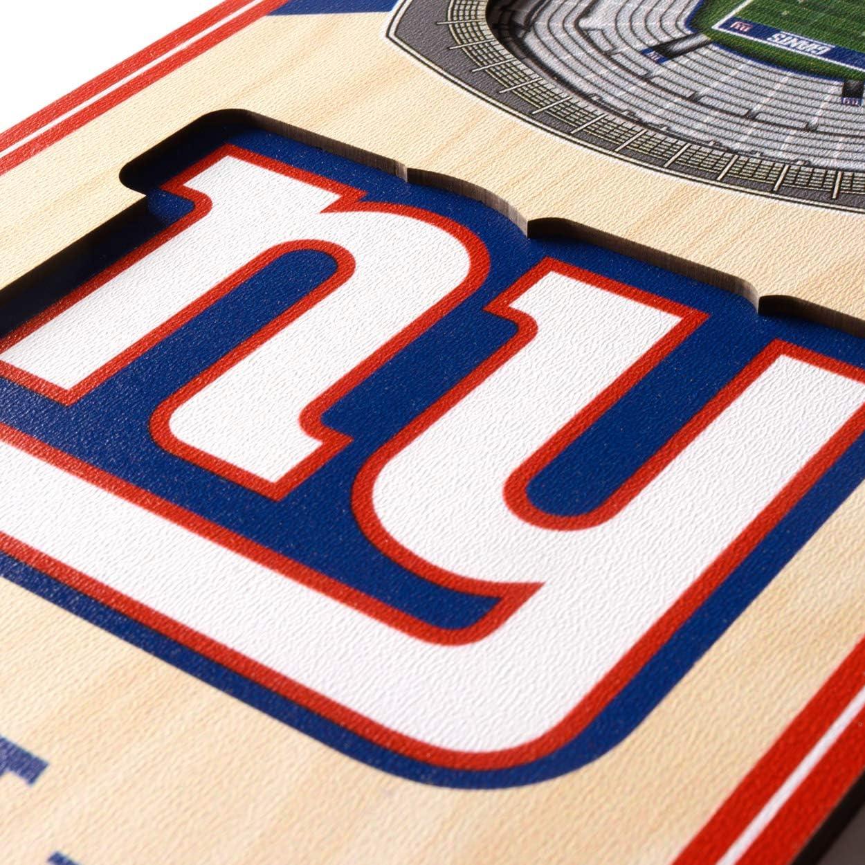 imageYouTheFan NFL 3D Stadium Banner 6x19New York Giants