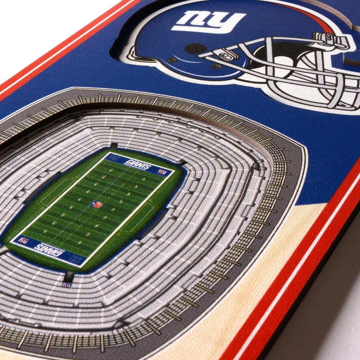 imageYouTheFan NFL 3D Stadium Banner 6x19New York Giants