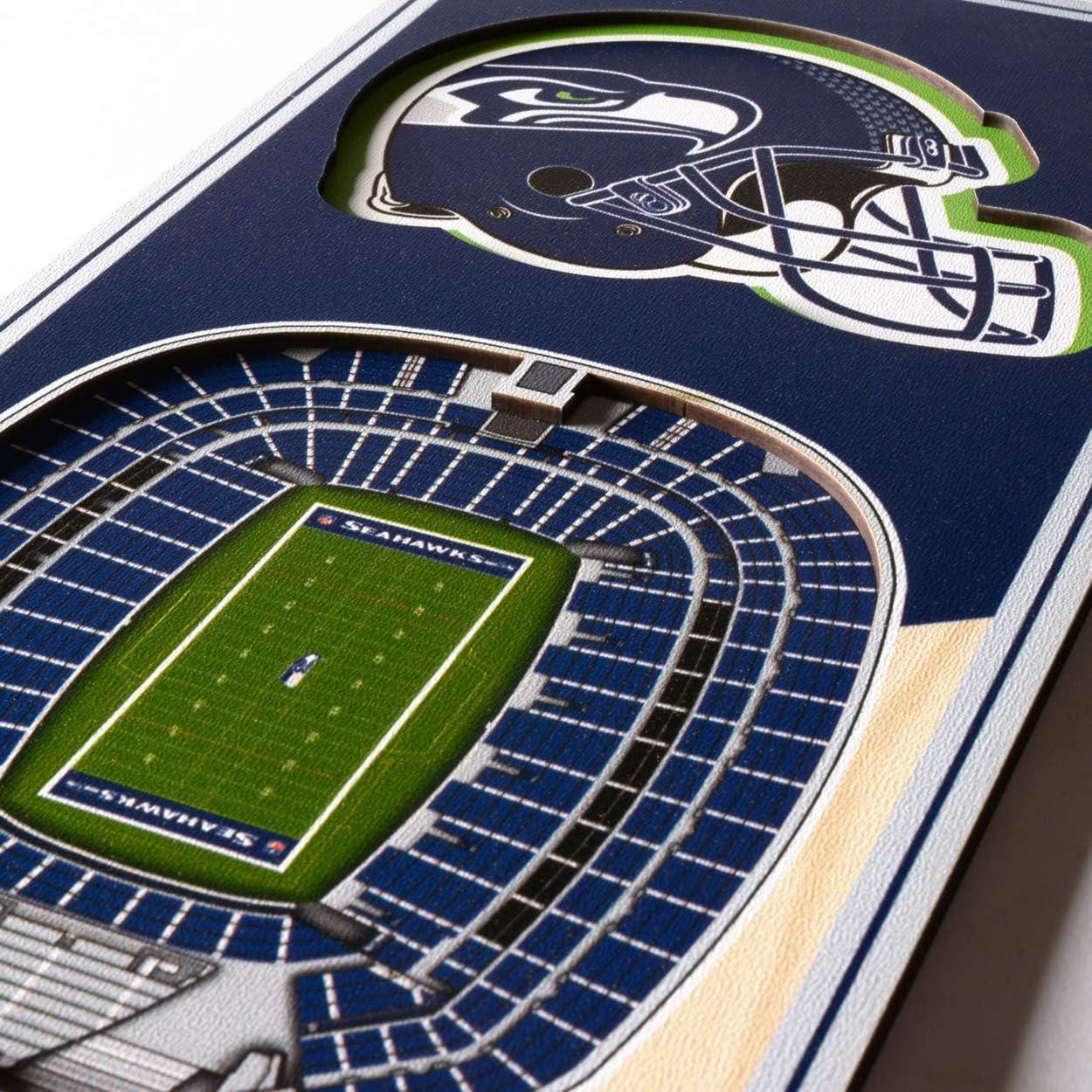 imageYouTheFan NFL 3D Stadium Banner 6x19Seattle Seahawks