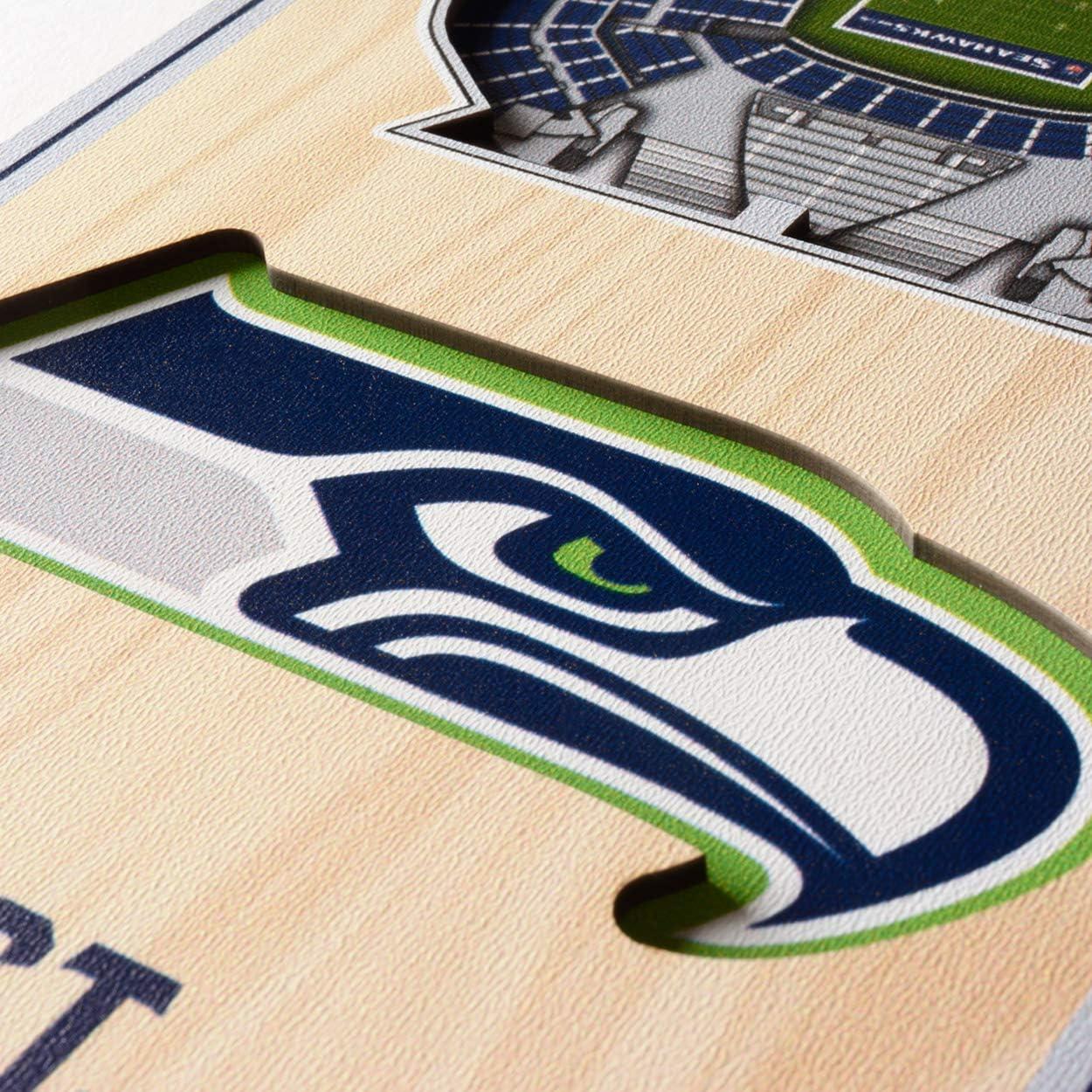 imageYouTheFan NFL 3D Stadium Banner 6x19Seattle Seahawks