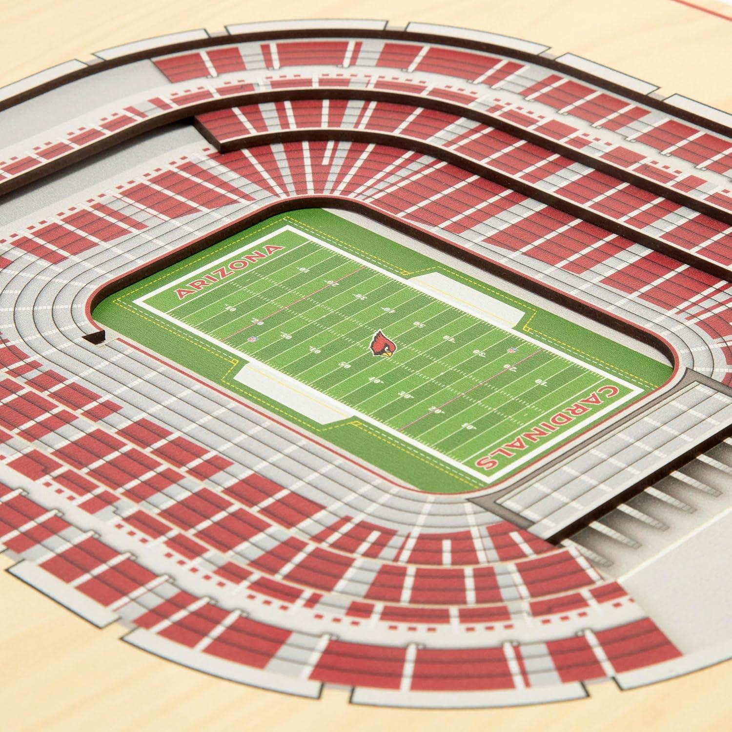 imageYouTheFan NFL 5Layer StadiumView Wall ArtArizona Cardinals