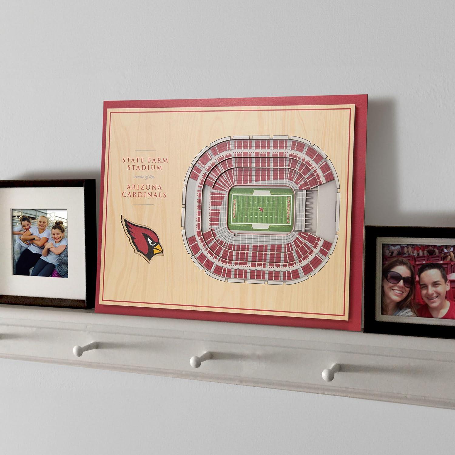 imageYouTheFan NFL 5Layer StadiumView Wall ArtArizona Cardinals
