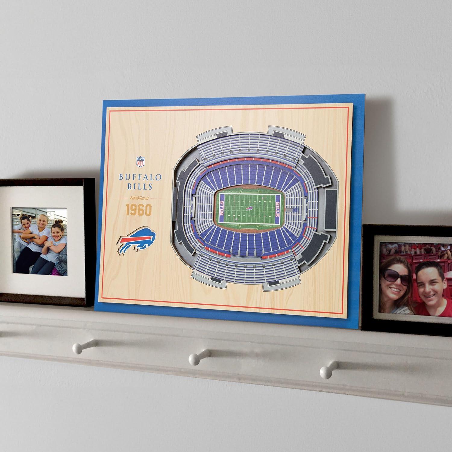 imageYouTheFan NFL 5Layer StadiumView Wall ArtBuffalo Bills