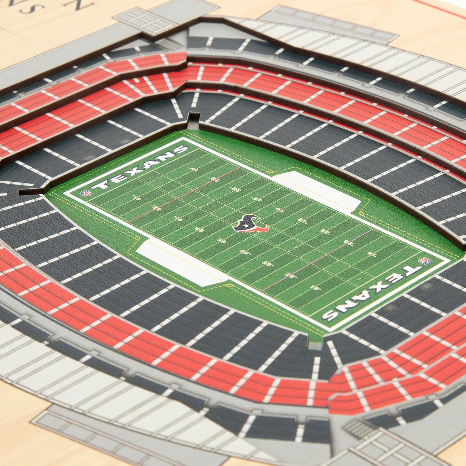 imageYouTheFan NFL 5Layer StadiumView Wall ArtHouston Texans