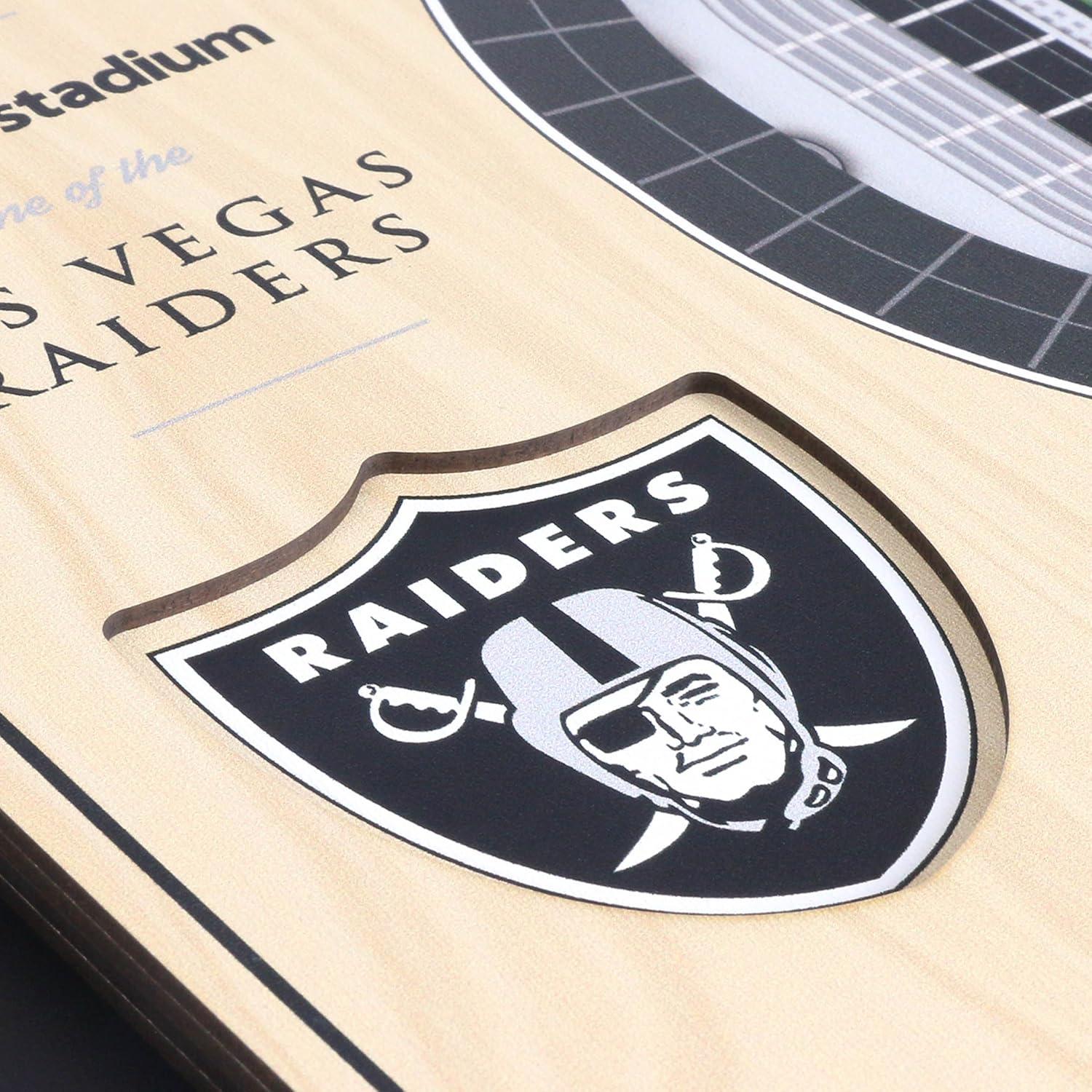 imageYouTheFan NFL 5Layer StadiumView Wall ArtLas Vegas Raiders
