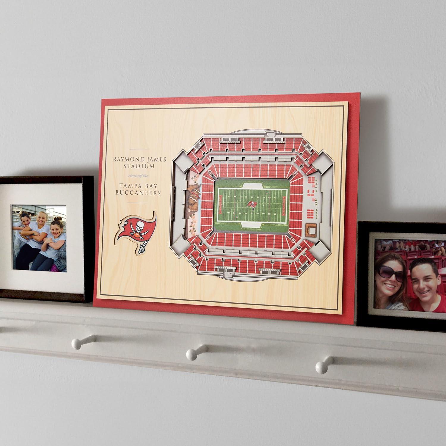 imageYouTheFan NFL 5Layer StadiumView Wall ArtTampa Bay Buccaneers
