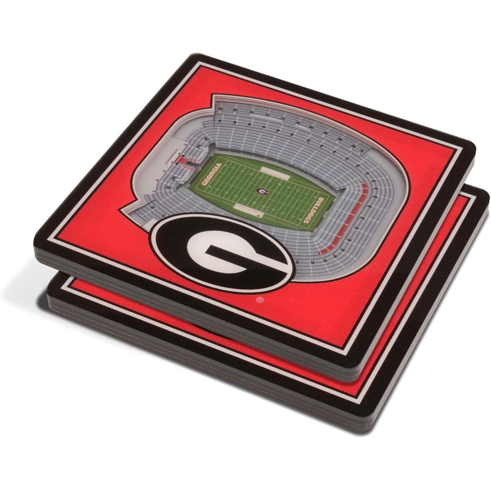 imageYouTheFan NCAA 3D StadiumView CoastersGeorgia Bulldogs