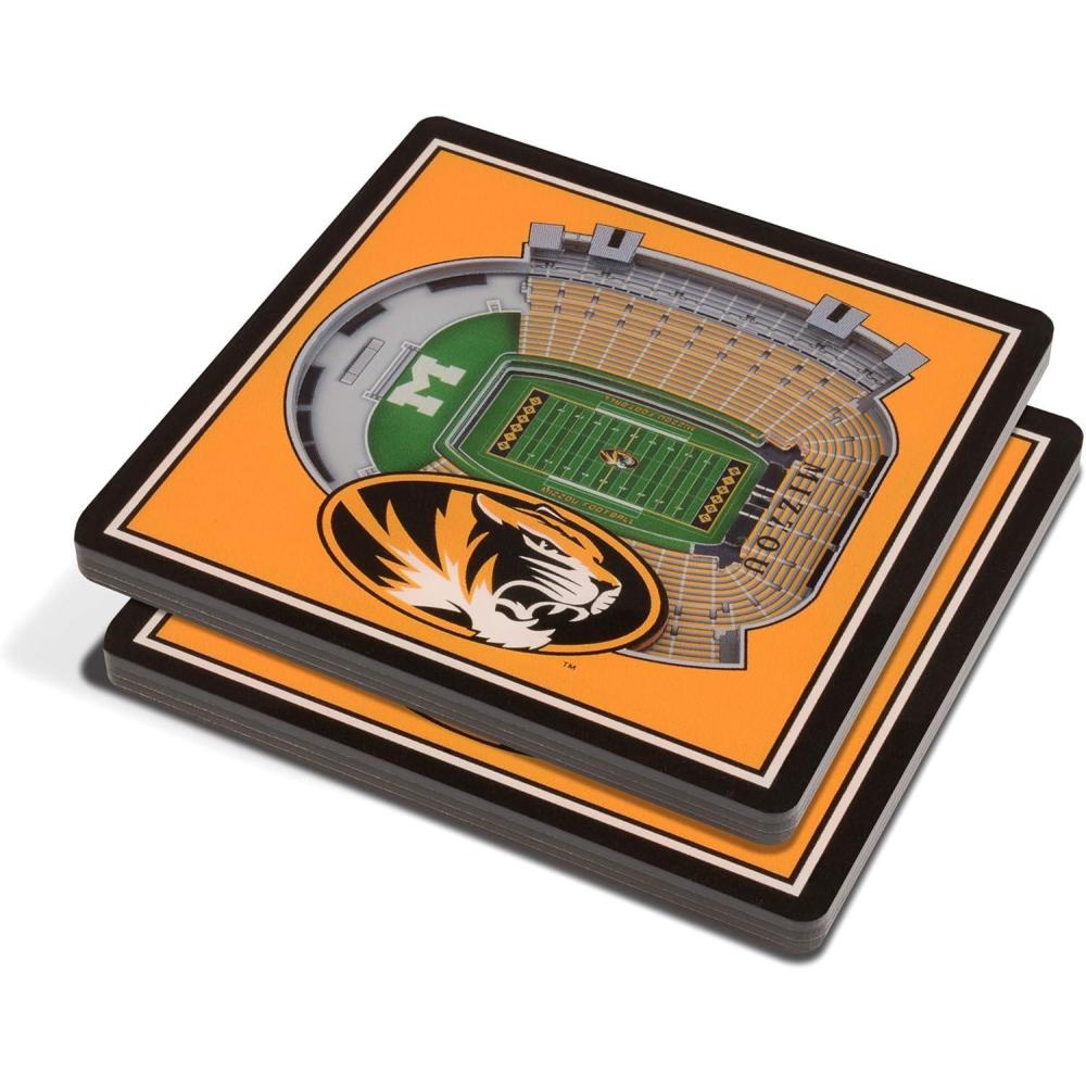 imageYouTheFan NCAA 3D StadiumView CoastersMissouri Tigers