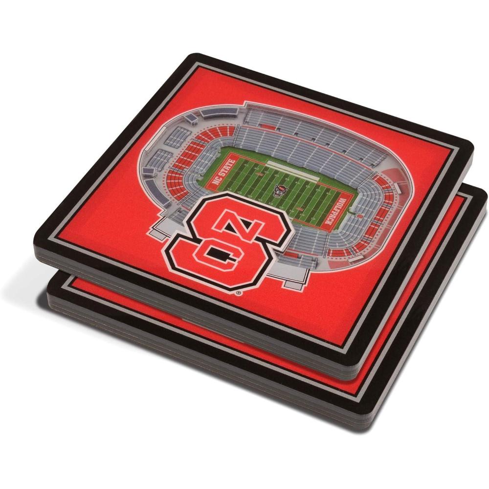 imageYouTheFan NCAA 3D StadiumView CoastersNC State Wolfpack