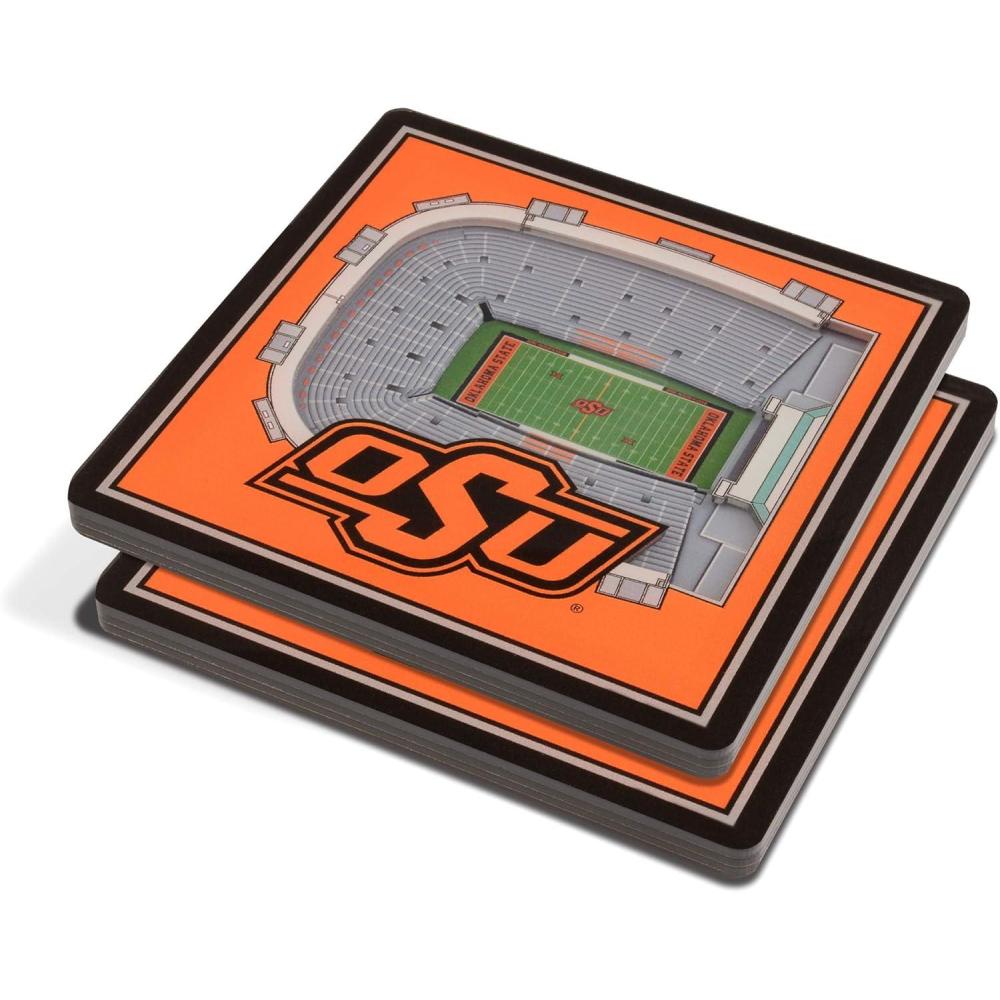 imageYouTheFan NCAA 3D StadiumView CoastersOklahoma State Cowboys