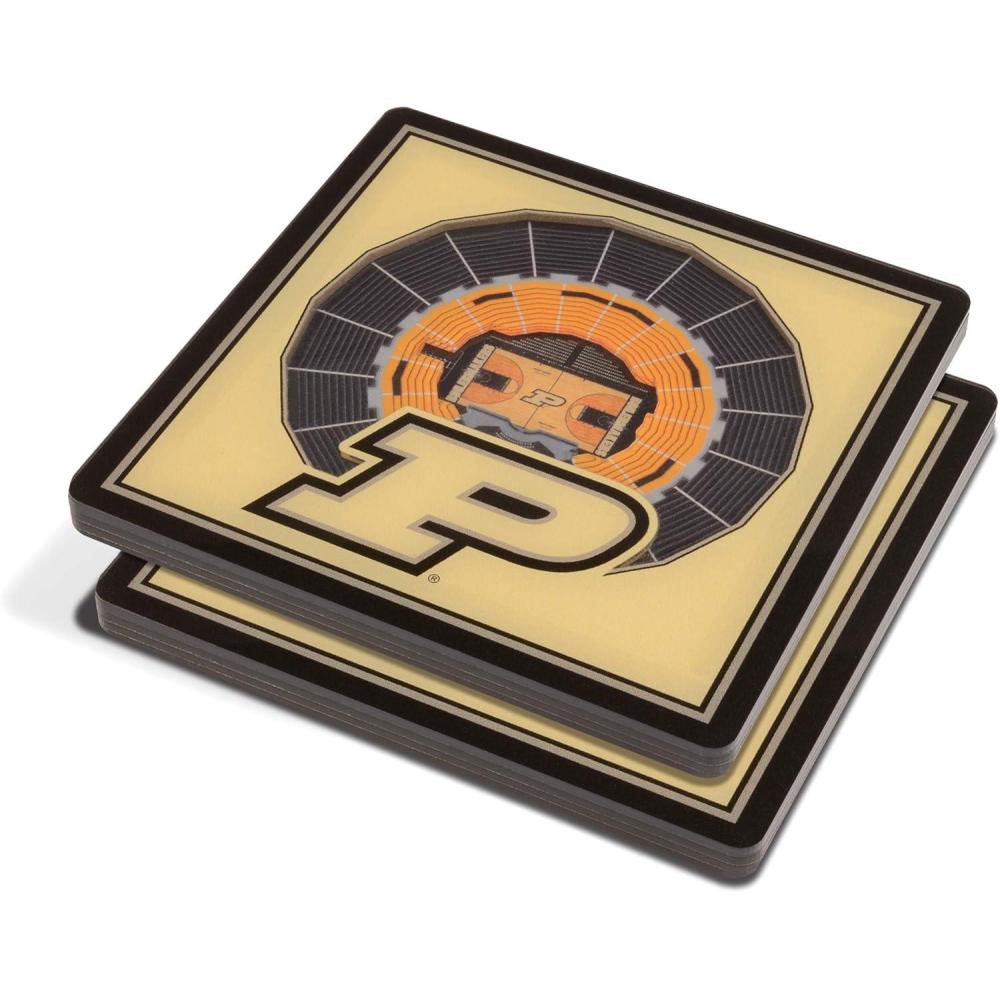 imageYouTheFan NCAA 3D StadiumView CoastersPurdue Boilermakers BB