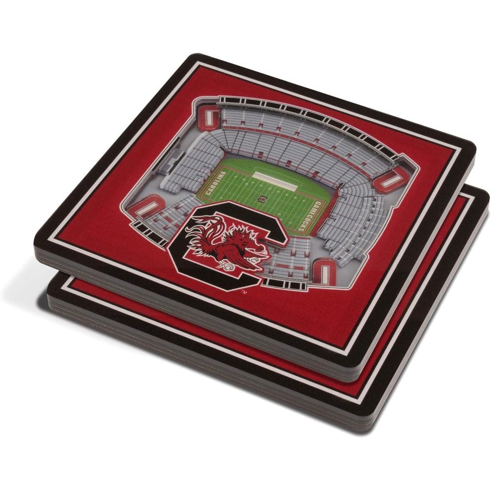 imageYouTheFan NCAA 3D StadiumView CoastersSouth Carolina Gamecocks
