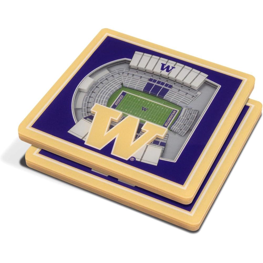 imageYouTheFan NCAA 3D StadiumView CoastersWashington Huskies