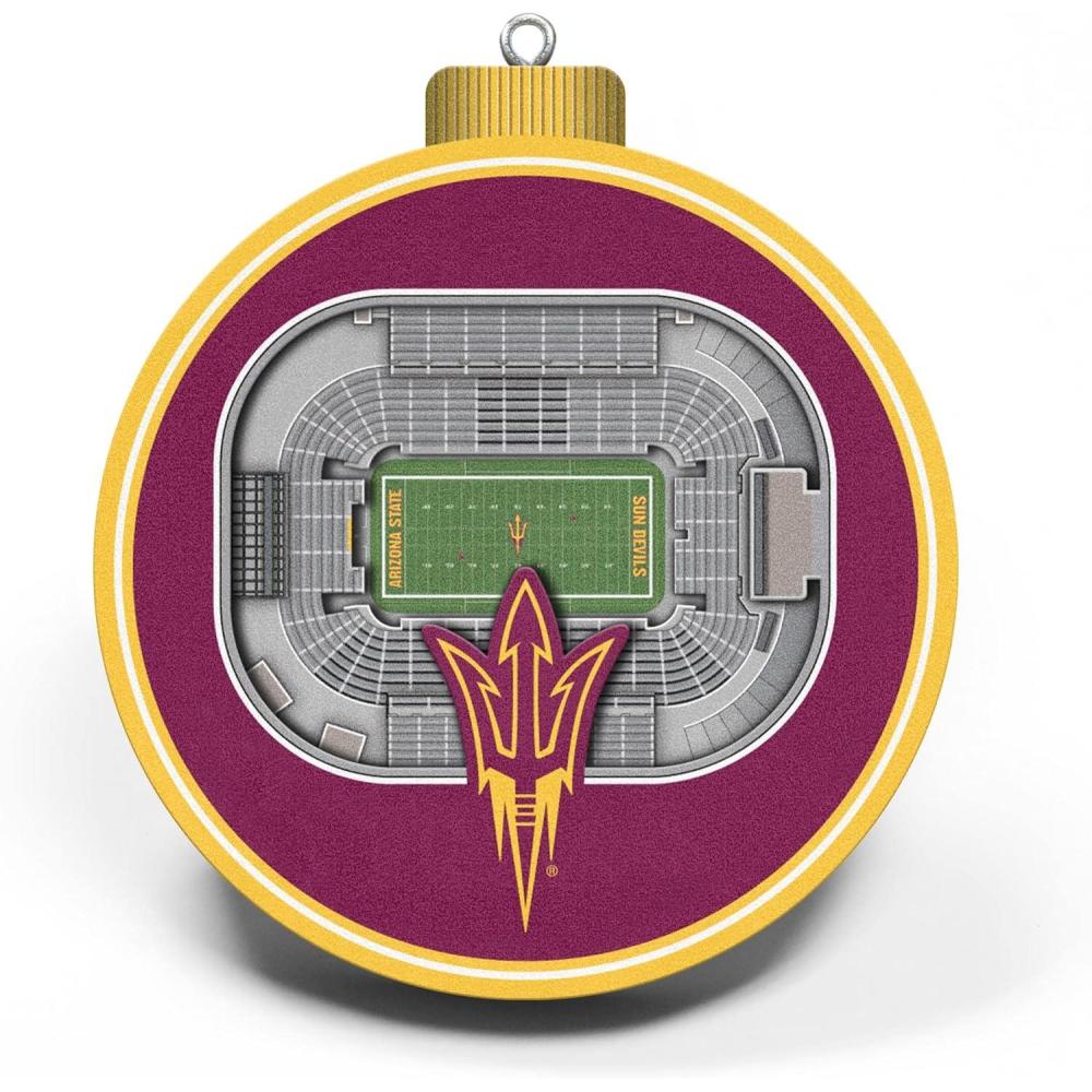 imageYouTheFan NCAA 3D StadiumView OrnamentArizona State Sun Devils