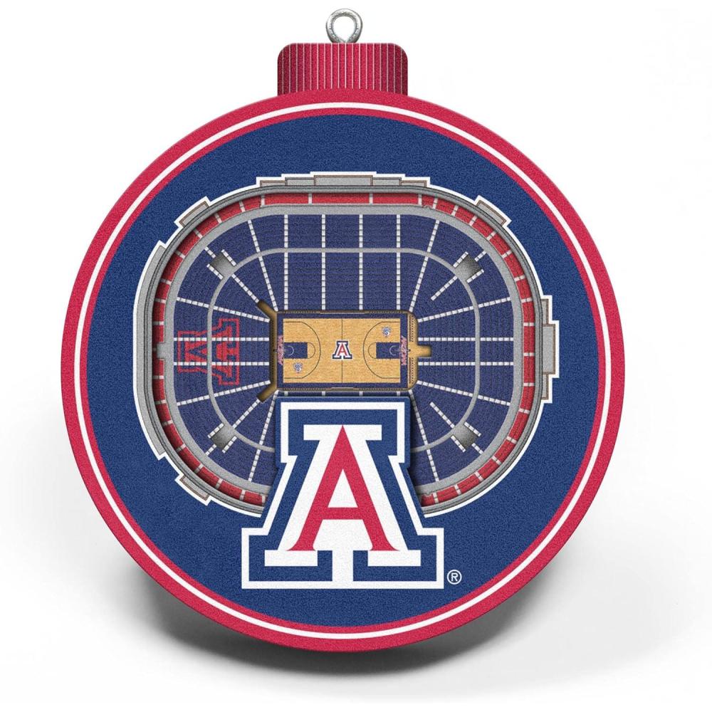 imageYouTheFan NCAA 3D StadiumView OrnamentArizona Wildcats