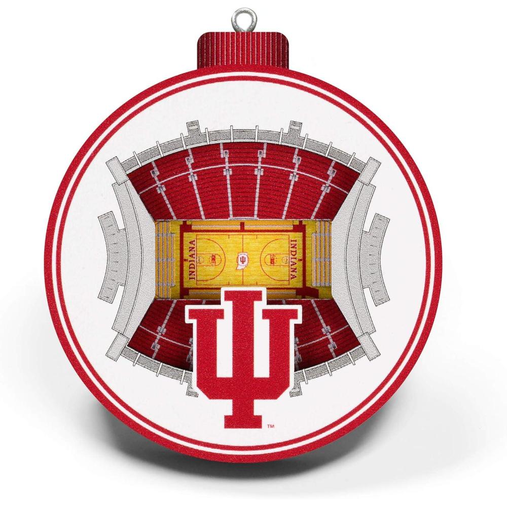 imageYouTheFan NCAA 3D StadiumView OrnamentIndiana Hoosiers