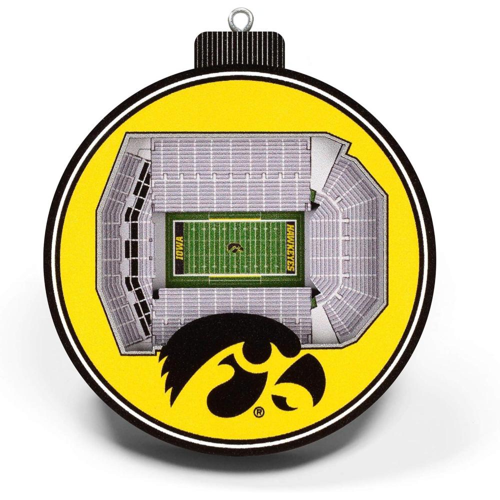 imageYouTheFan NCAA 3D StadiumView OrnamentIowa Hawkeyes