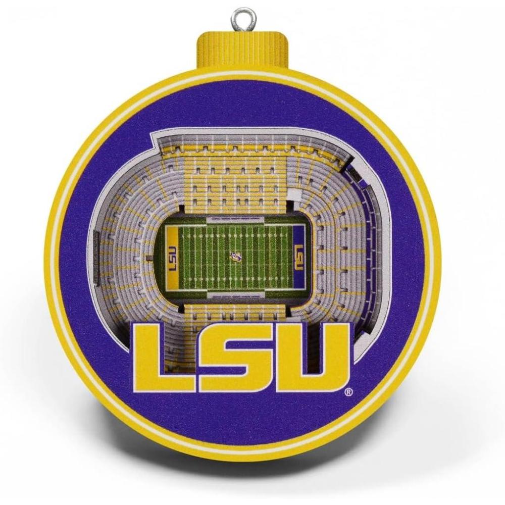 imageYouTheFan NCAA 3D StadiumView OrnamentLSU Tigers