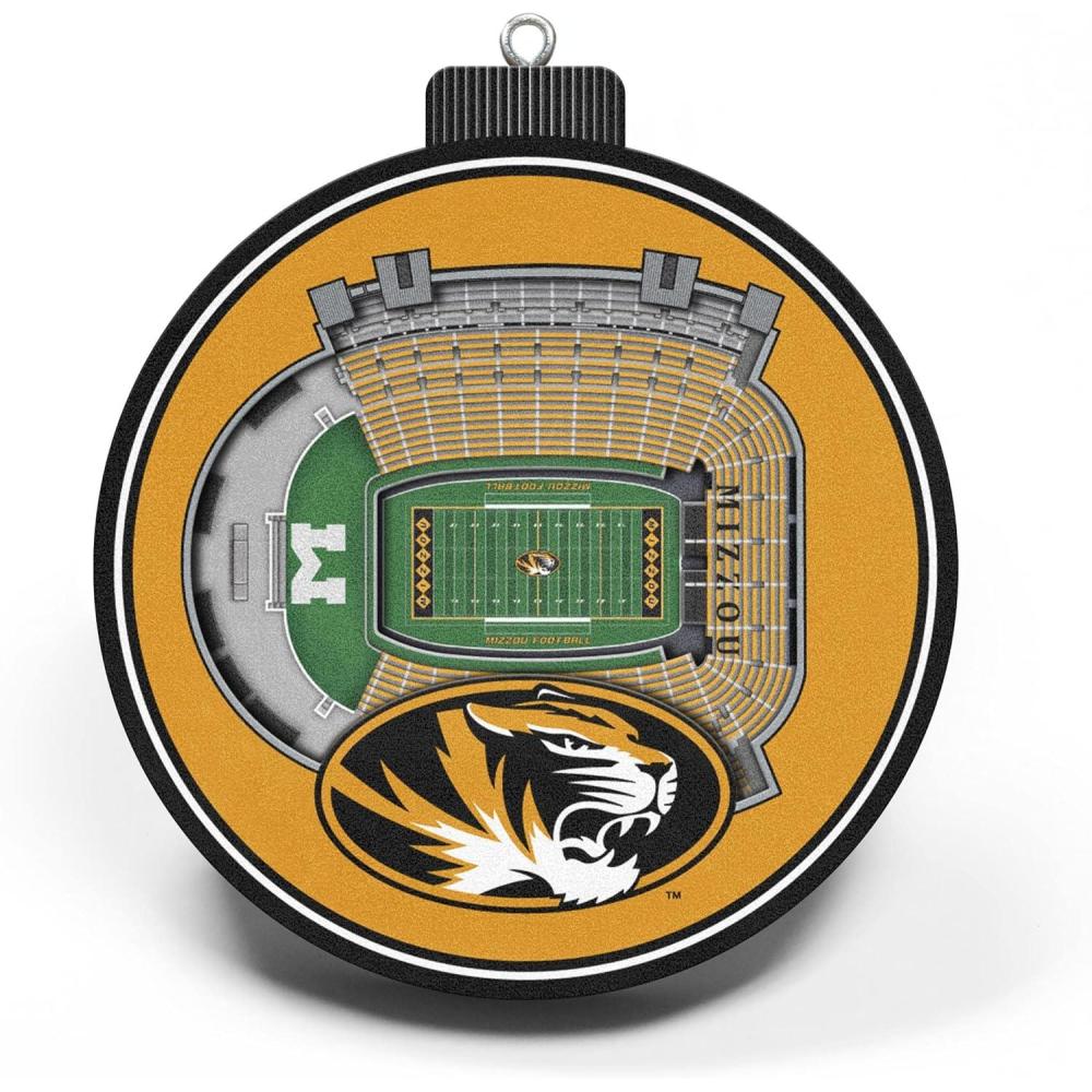 imageYouTheFan NCAA 3D StadiumView OrnamentMissouri Tigers