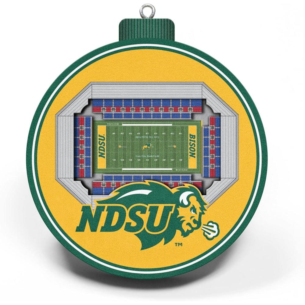 imageYouTheFan NCAA 3D StadiumView OrnamentNorth Dakota State Bison