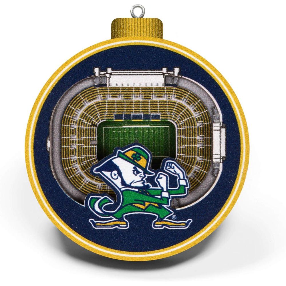 imageYouTheFan NCAA 3D StadiumView OrnamentNotre Dame Fighting Irish Notre Dame Stadium