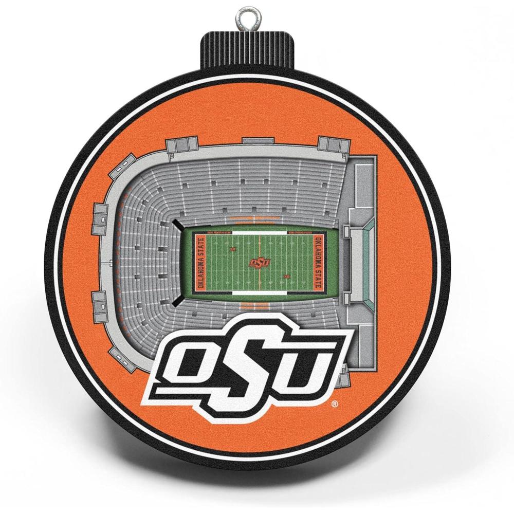 imageYouTheFan NCAA 3D StadiumView OrnamentOklahoma State Cowboys