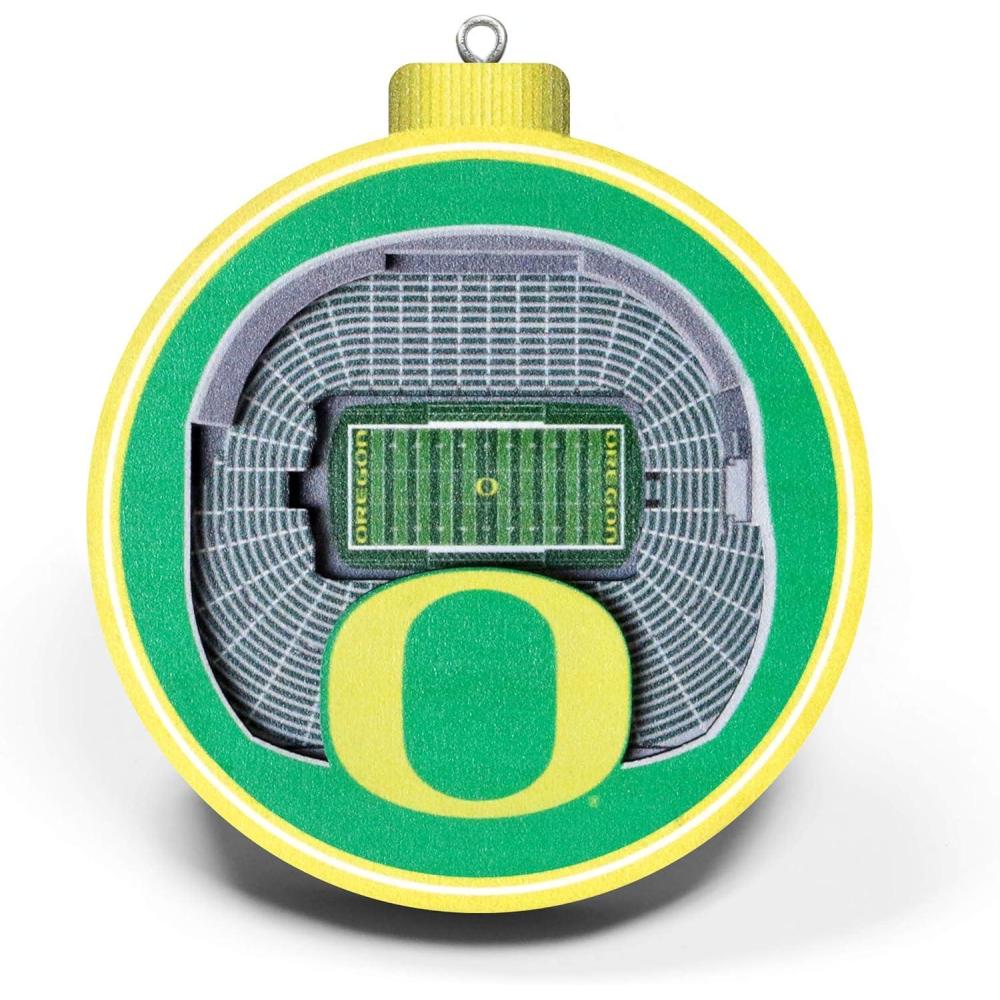 imageYouTheFan NCAA 3D StadiumView OrnamentOregon Ducks  Autzen Stadium