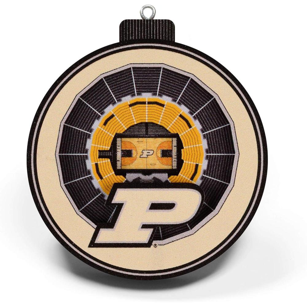 imageYouTheFan NCAA 3D StadiumView OrnamentPurdue Boilermakers BB
