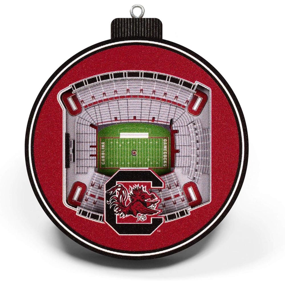 imageYouTheFan NCAA 3D StadiumView OrnamentSouth Carolina Gamecocks