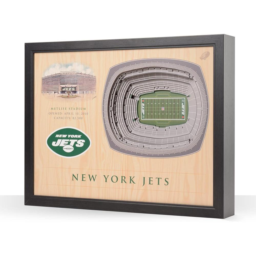 imageYouTheFan NFL 25Layer StadiumView Wall ArtNew York Jets