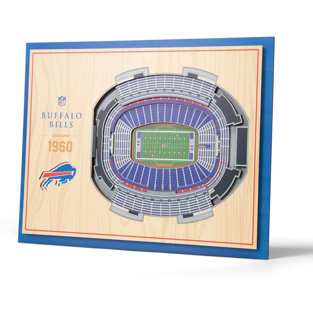 imageYouTheFan NFL 5Layer StadiumView Wall ArtBuffalo Bills