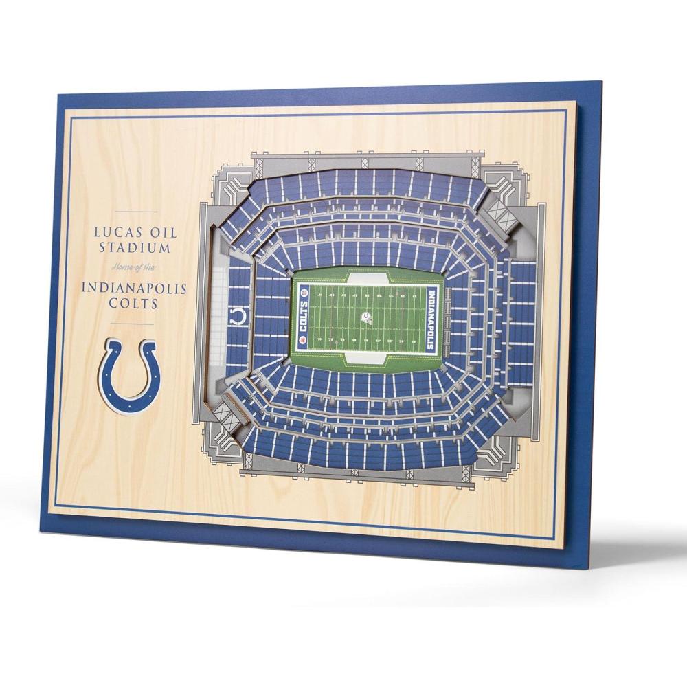 imageYouTheFan NFL 5Layer StadiumView Wall ArtIndianapolis Colts