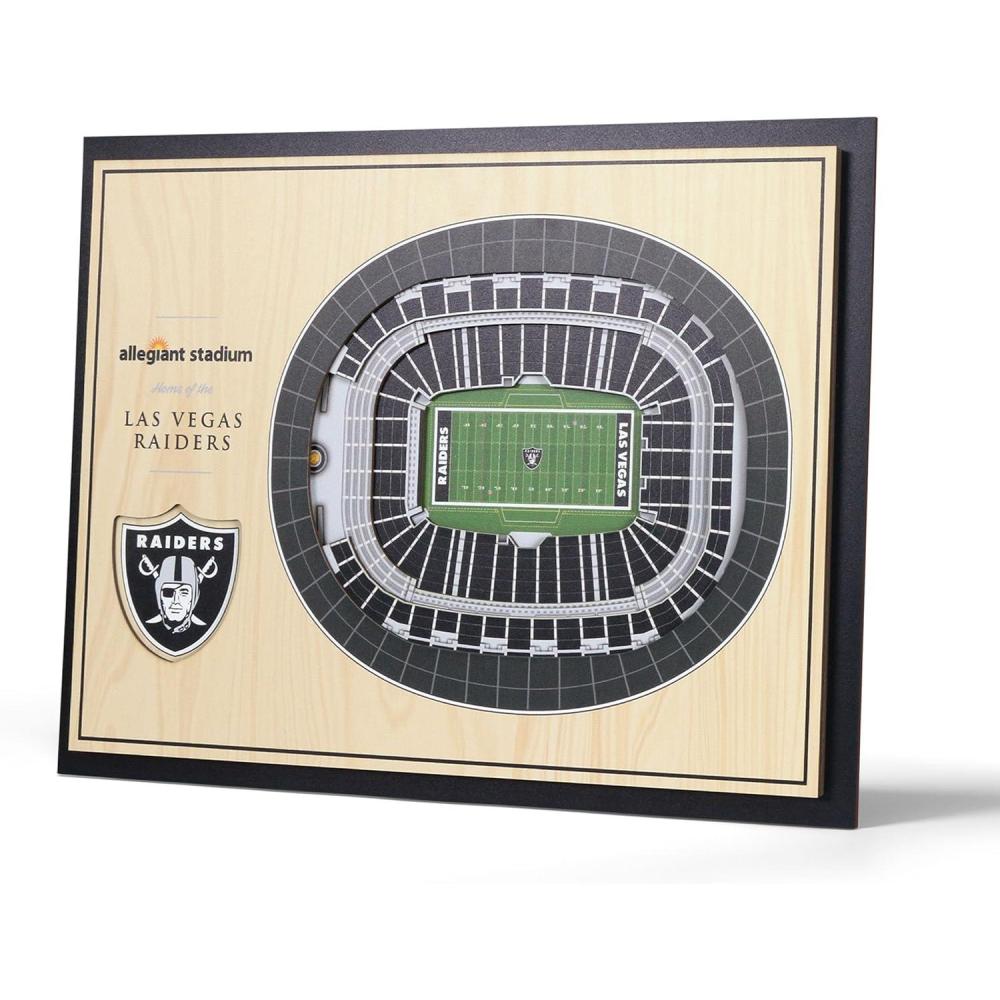 imageYouTheFan NFL 5Layer StadiumView Wall ArtLas Vegas Raiders