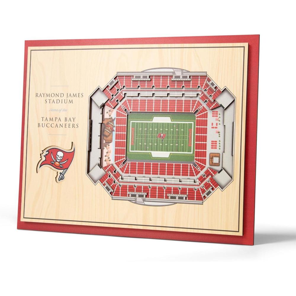 imageYouTheFan NFL 5Layer StadiumView Wall ArtTampa Bay Buccaneers