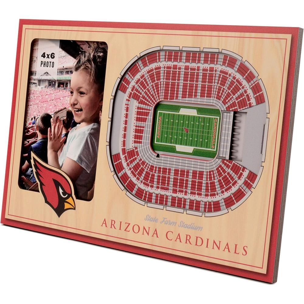 imageYouTheFan NFL Arizona Cardinals 3D StadiumViews Picture FrameArizona Cardinals