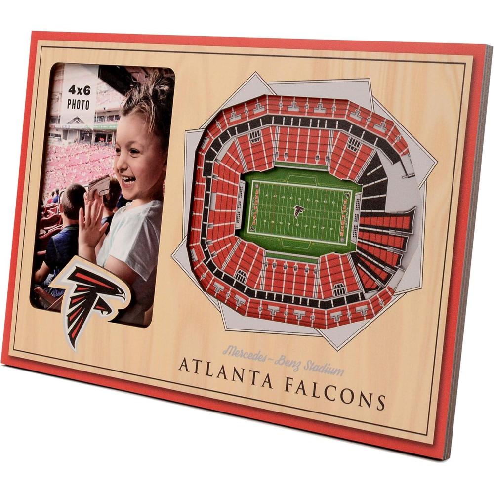 imageYouTheFan NFL Arizona Cardinals 3D StadiumViews Picture FrameAtlanta Falcons