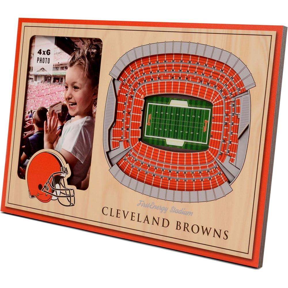 imageYouTheFan NFL Arizona Cardinals 3D StadiumViews Picture FrameCleveland Browns