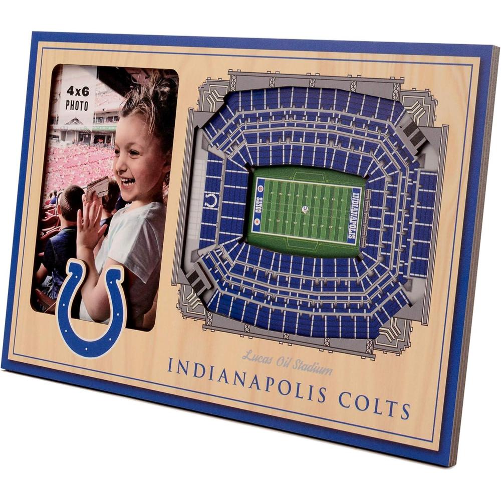 imageYouTheFan NFL Arizona Cardinals 3D StadiumViews Picture FrameIndianapolis Colts