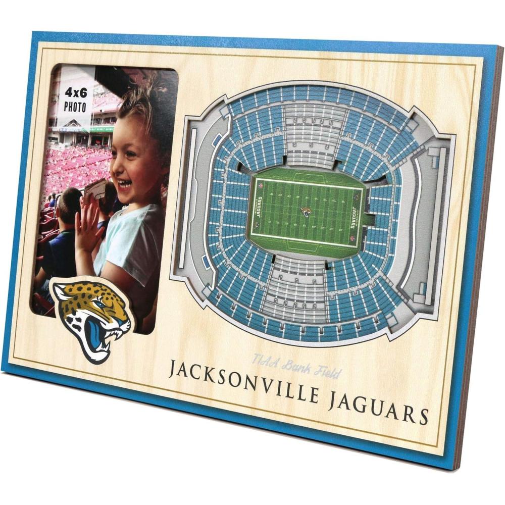 imageYouTheFan NFL Arizona Cardinals 3D StadiumViews Picture FrameJacksonville Jaguars