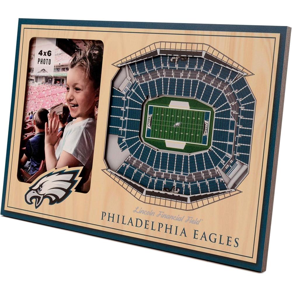 imageYouTheFan NFL Arizona Cardinals 3D StadiumViews Picture FramePhiladelphia Eagles
