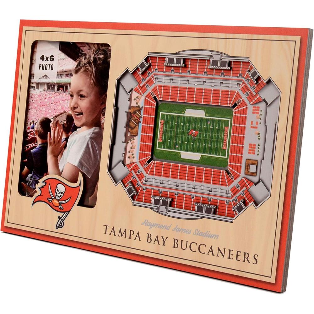 imageYouTheFan NFL Arizona Cardinals 3D StadiumViews Picture FrameTampa Bay Buccaneers